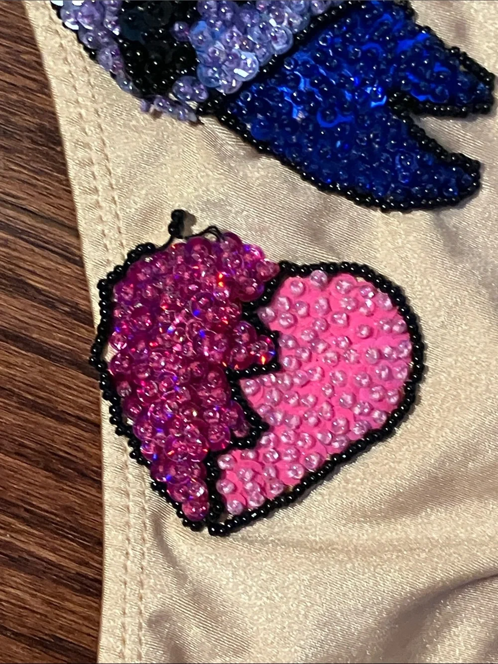 SeaQueen Lola - Bambi Sequin tattoo nude One-Piece Swimsuit Discount Universe - Picture 12 of 16